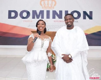 John Dumelo and wife Mawunya