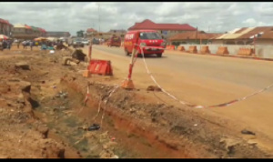 The current sate of the Abuakwa, Tanoso- Sunyani road