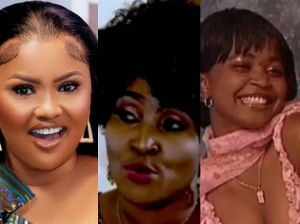 Nana Ama McBrown (L)  has been asked to take charge of Suzzy Williams' mother (Middle)