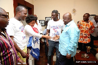 Matilda Asare and Agya Koo meets Nana Akufo-Addo(2016)