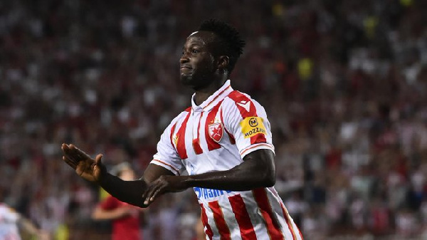 Bukari grabbed a a 28-minute hat-trick in Red Star Belgrade's big home win against Backa Toloa