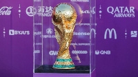 The FIFA World Cup trophy