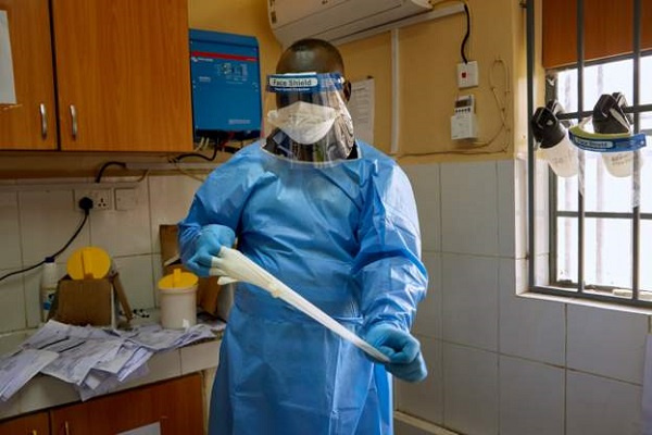 The government has promised to distribute more protective gear to health workers