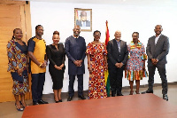 MTN delegation engage with the Ministry of Communications