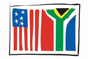 US South African Flags