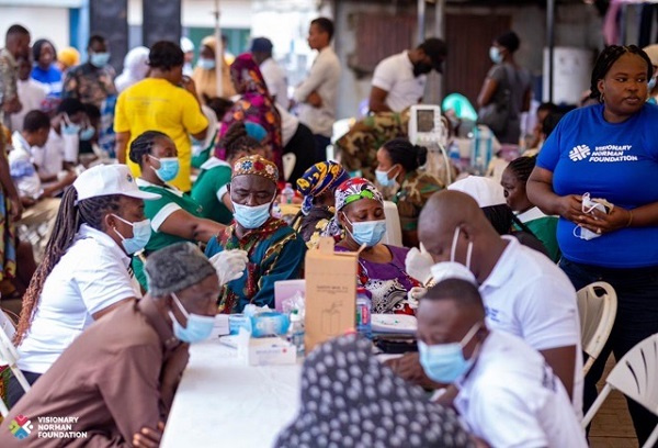 The health screening exercise organised by the foundation