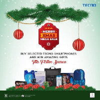 The TECNO Xmas Mega Sale will commence from the 9th of December, to 25th December 2021