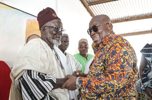 Overload of Bawku, Naaba Asigri Abugrago Azoka II and President  Akufo-Addo