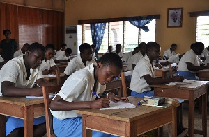 Ghana Students Writing Exam