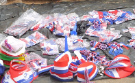 NPP paraphernalia.         File photo.