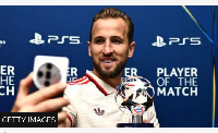 Harry Kane was named Uefa's man of the match after his quadruple