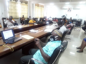 District directors and media practitioners at the training in Bolgatanga