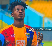 Hearts of Oak defender Caleb Amankwah