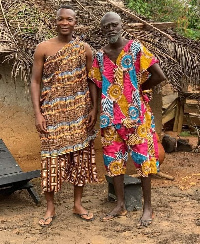 Former Black Stars defender, John Paintsil and Actor Kwadwo Nkansah