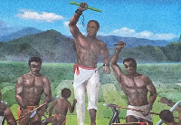 This mural, located in the regional museum of Palmillas, depicts Yanga's rebellion. WIKIMEDIA COMMON