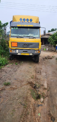 The truck containing the government fertilizer