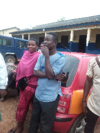 Church members gathered at the police station demanding the release of their pastor