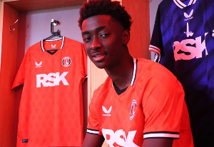 Ghanaian forward Jesuran Rak-Sakyi