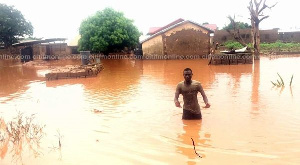 Spillage of the Bagre dam resulted in the loss of several acres of farmlands and homes of residents