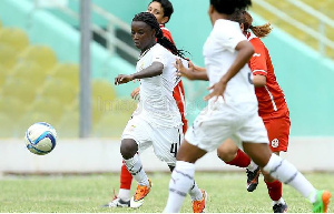 Janet Egyir netted three times in five matches for the Black Queens