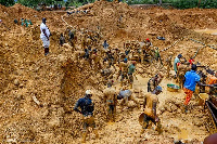 File Photo of an illegal mining site