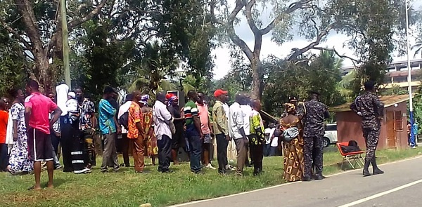 Delegates at the centre