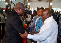 President Nana Addo Dankwa Akufo-Addo and former president John Dramani Mahama