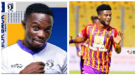 Bechem United winger, Augustine Okra and Accra Hearts of Oak's Daniel Afriyie Barnieh