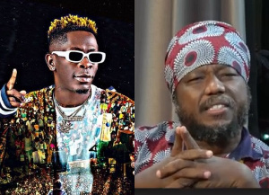 Ghanaian musicians, Shatta Wale and Blakk Rasta