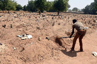 Grave diggers reported hundreds of burial in local cemeteries