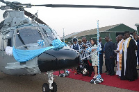 Three helicopters purchased for Ghana Gas Company is reported to be missing