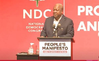 NDC flagbearer, John Dramani Mahama