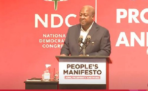 NDC flagbearer, John Dramani Mahama