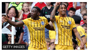 Joao Pedro scored his first away Premier League goal for Brighton since December 2023