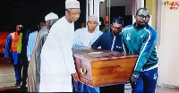 A brief ceremony with prayers was held at Yaoundé Nsimalen International Airport