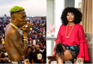 Ghanaian musicians, Shatta Wale and Mzbel