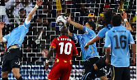 Luis Suarez handball during 2010 World Cup