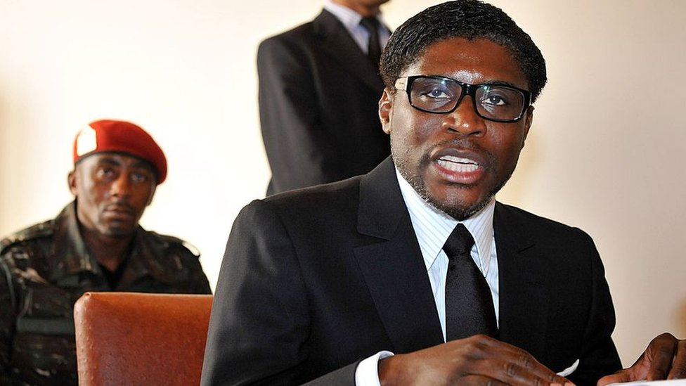 Teodorin Obiang Mangue wey bi son of Equatorial Guinea presido na him be di vice presido too