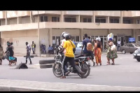 Some travellers spotted at the Aflao/Togo boarder