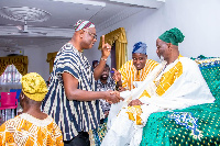 The Dagbon King received the former Mayor during a courtesy call