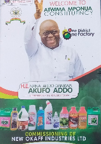 The factory was commissioned by President Akufo-Addo on Wednesday, December 3, 2020