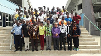 Participants in a group picture