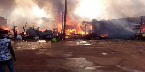 Properties amounting to several hundreds of cedis were lost in the fire