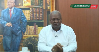 Former president John Dramani Mahama