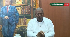 NDC flagbearer and former President, John Dramani Maham