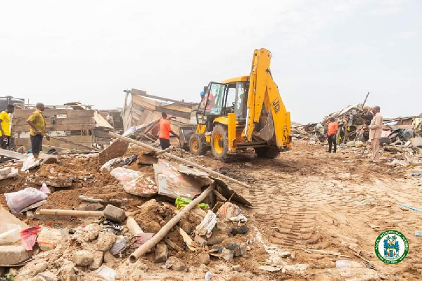 The exercise was carried out by the Accra Metropolitan Assembly