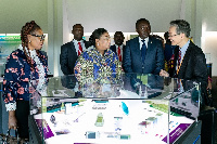 First Lady, Mrs Rebecca Naa Okaikor Akufo-Addo at the tour in Japan