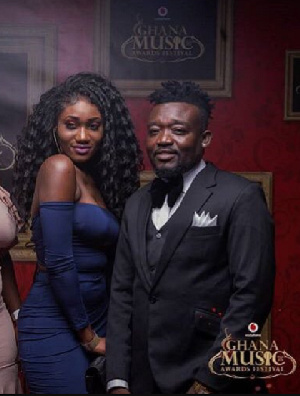 Wendy Shay and her manager Bullet