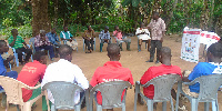 A community focus group in Mpeam