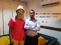 Anas Aremeyaw Anas with Edward Adeti